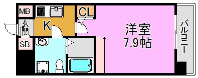 TLRレジデンス高井田 間取り図
