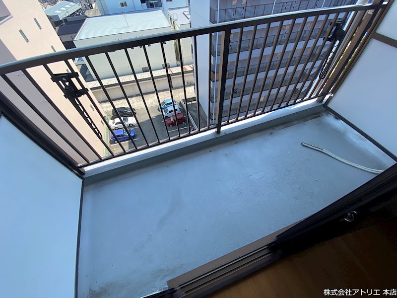 栗山マンション ベランダ