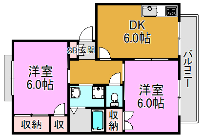 リバーサイドスクエア 間取り図