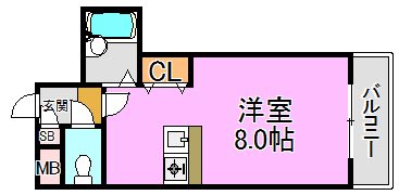 ハイグレース長田 間取り図