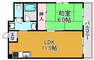 シティハウスなかの 間取り図