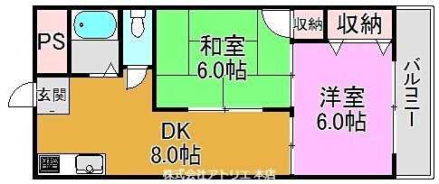 アメニティ深江橋 間取り図