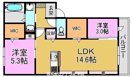 カーサ　フェリーチェ 間取り図