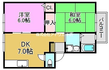 サンビレッジ・ナカモリ 間取り図