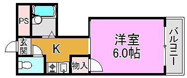 イーストマンションムラオ 間取り図
