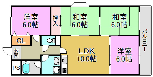 エクステンド藤戸 間取り図