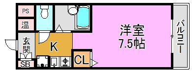ハイウッズ長田 間取り図