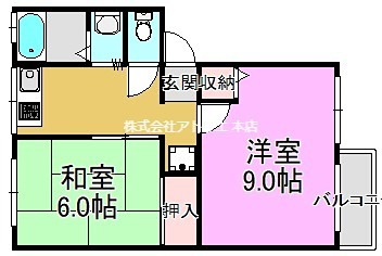 シティハイムローレル 間取り図