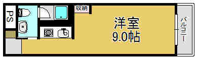 ルーチェ長田 間取り図