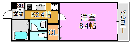 エントピア西堤 間取り図