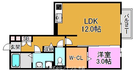 カーサエクレールA・B棟 間取り図