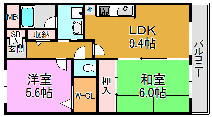 ミレニアムヴィラ 間取り図