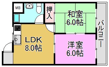 都マンション 間取り図