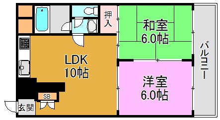 メゾン長田 間取り図