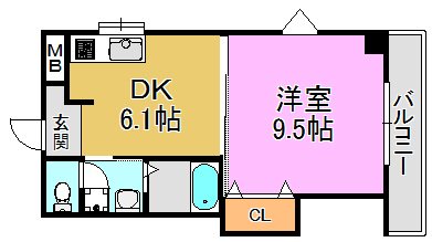 パークサイド高井田 間取り図