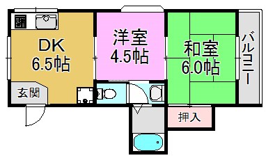 双葉ハイツ 間取り図