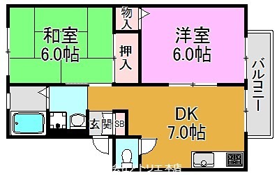 サンビレッジ・ラポール 間取り図