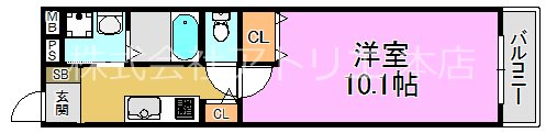 フジパレス高井田 間取り図