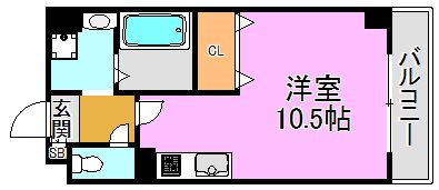 メルベーユ高井田 間取り図