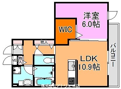 セントラルコート高井田 間取り図
