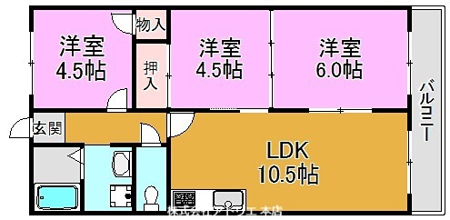 メゾン高井田 間取り図