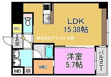 プレジオ長田 間取り図