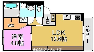 仮称）D-room東大阪楠町西棟 間取り図
