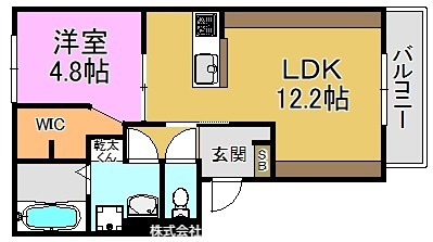 仮称）D-room東大阪楠町西棟 間取り図