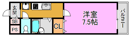 カデンツァK 間取り図