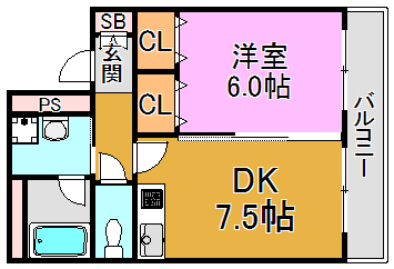 フレア深江橋 間取り図