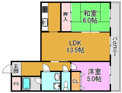HACHIBUSE東大阪 間取り図