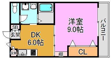 パレス高井田 間取り図
