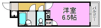 シティーコア高井田Ⅱ 間取り図