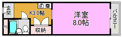 シャローム高井田 間取り図