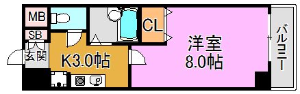 グランドゥルイ 間取り図