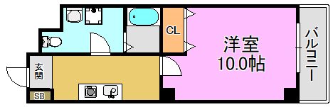 ミワパラディ荒本西 間取り図