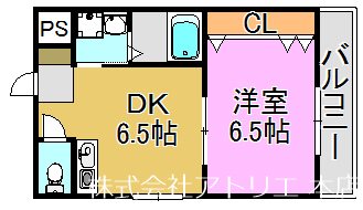 ドゥミルアン東大阪 間取り図