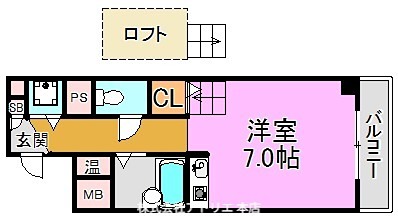 グランメール高井田 間取り図