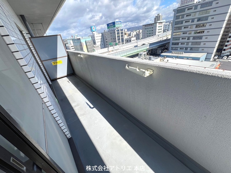 長田センタービル ベランダ