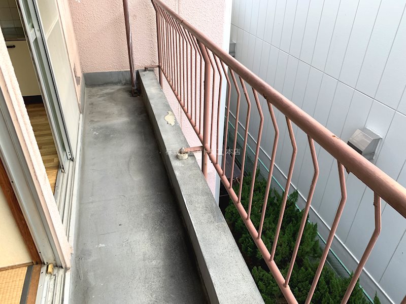 稲地ハイツ ベランダ