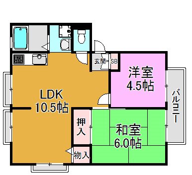 サンビレッジ・ラポール 間取り図