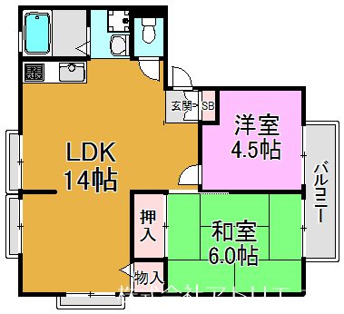 グランドール 間取り図