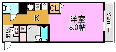 ハイウッズ長田 間取り図