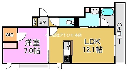 シャーメゾン　ルナピエナ 間取り図