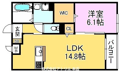 アット楠根 間取り図