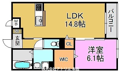 アット楠根 間取り図