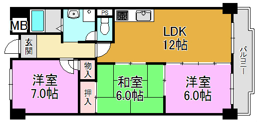 ハイムカランツ 間取り図