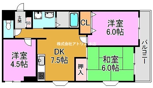 make第8マンション 間取り図