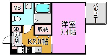ＧＲＯＯＶＥ城東 間取り図