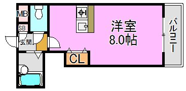 ハイグレース長田 間取り図